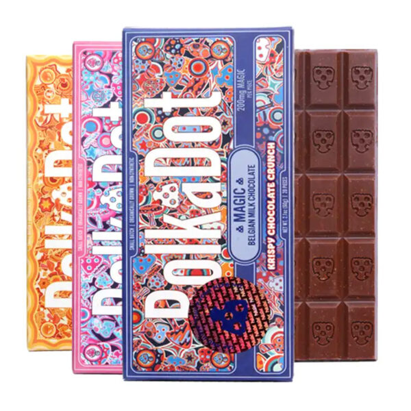 Polka Dot - Amanita Mushroom Chocolate Bar 2.1oz (60g) - Display of 10 (MSRP $40.00ea)
