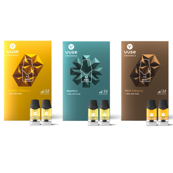 Vuse Alto Pods - 2 Pod - 2.4% - 5 Pack (MSRP $20.00ea)