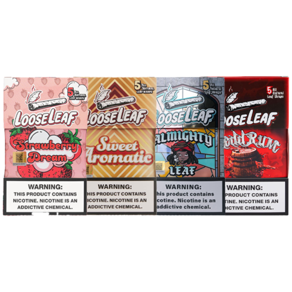 LooseLeaf - Cigar Wraps (5ct) - Box of 8