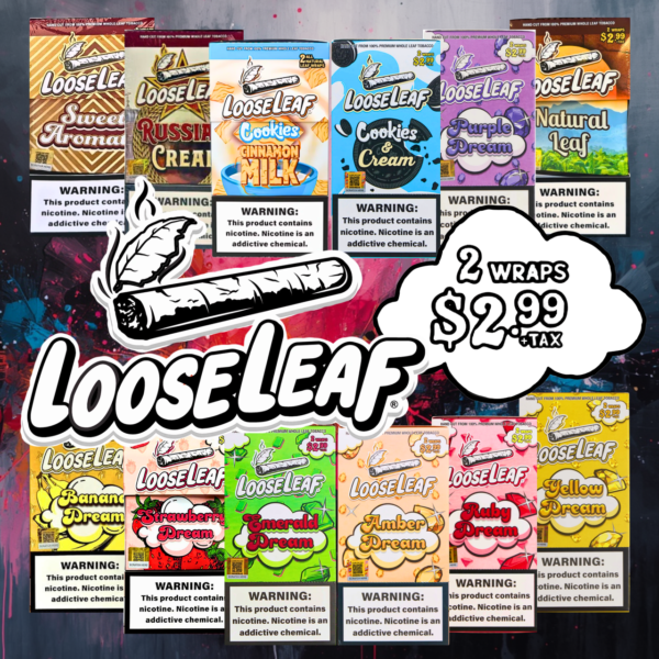 Looseleaf - box of 20 - 2ct (Pre Priced $2.99)