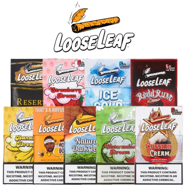 Looseleaf - Tobacco Wraps (2ct) - Box of 20 (Unpriced)