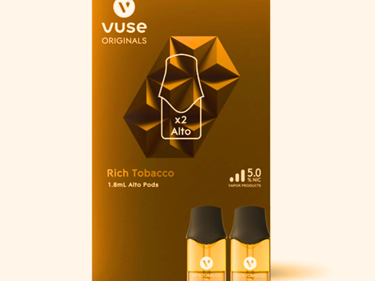 Vuse Alto Pods - 2 Pod - 5.0% - 5 Pack (MSRP $20.00ea)