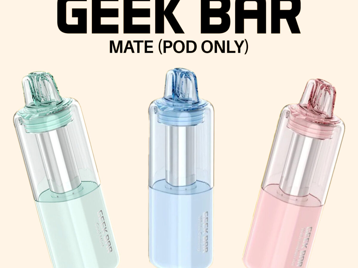 GEEK BAR 5% DISPOSABLE MATE POD (80ML) 60K PUFFS 5CT/ BOX
