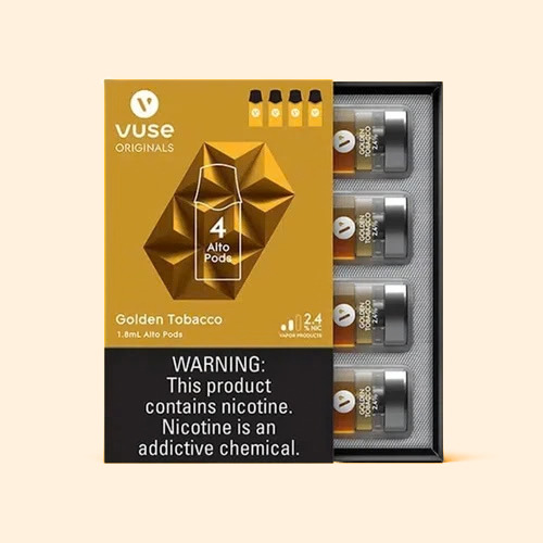Vuse Alto Pods - 4 Pod - 2.4% - 5 Pack (MSRP $25.00ea)