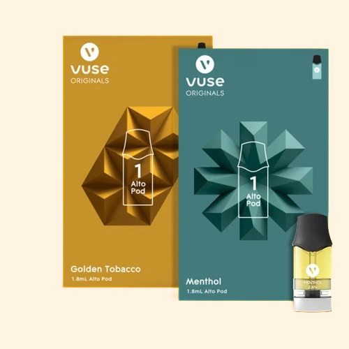 Vuse Alto Pods - 1 Pod - 2.4% - 5 Pack (MSRP $15.00ea)