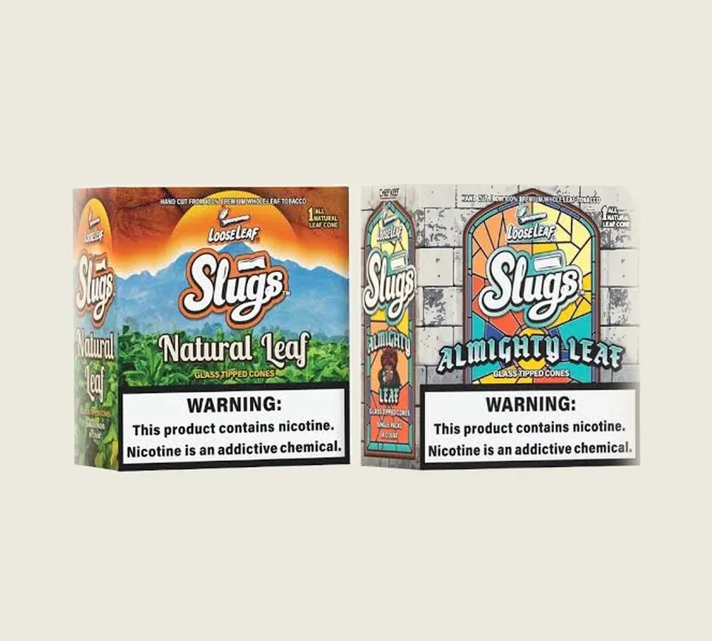 Looseleaf - Slugs Glass Tip Cigar (1ct) Box of 16 (Unpriced & Pre-Priced)