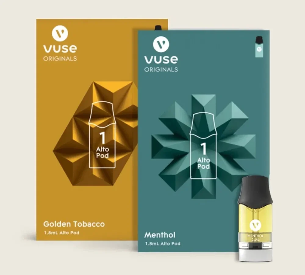 Vuse Alto Pods - 1 Pod - 2.4% - 5 Pack (MSRP $15.00ea)