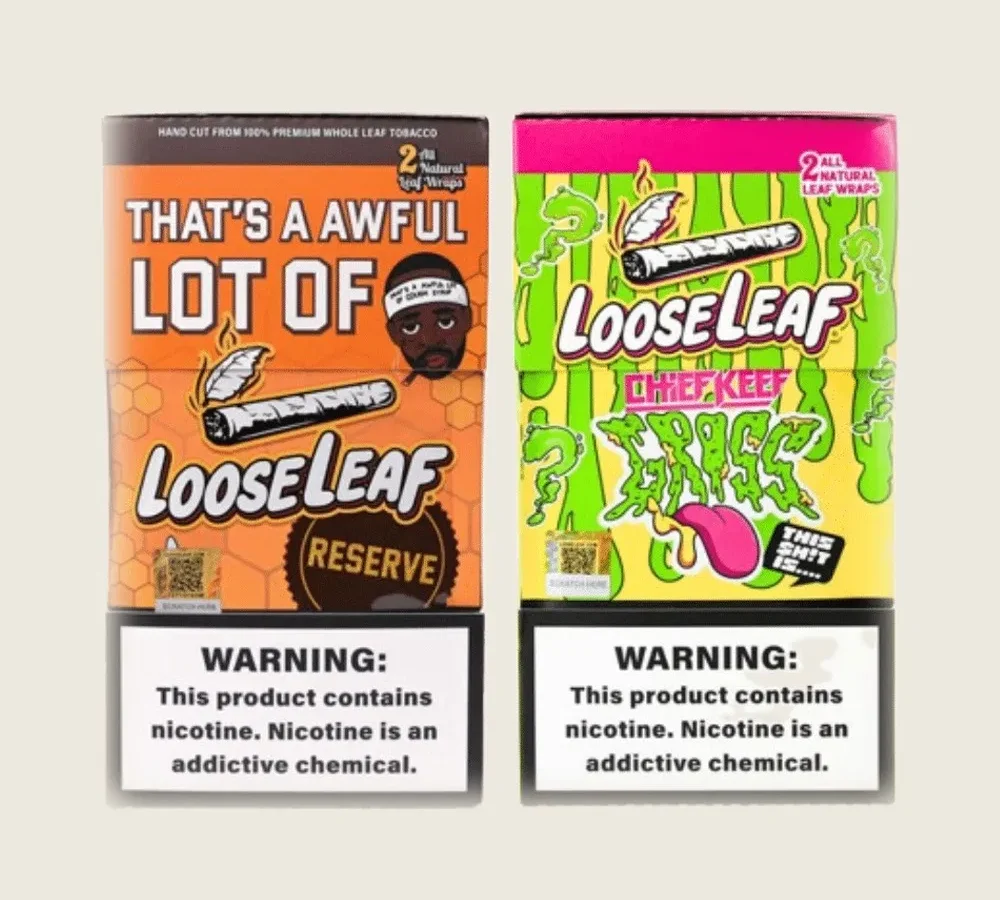 Looseleaf - Tobacco Wraps (2ct) - Box of 20 (Unpriced)
