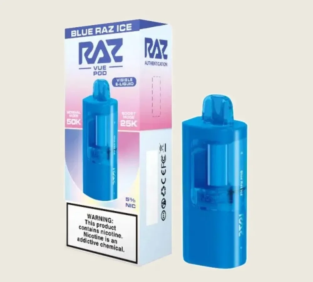 RAZ VUE 5% DISPOSABLE POD (65ML) 50K PUFFS 5CT/ BOX