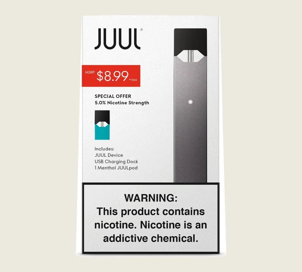 JUUL Special Offer - Device Kit and 5% (1 Pod) - Display of 4 (Pre-Priced $8.99)