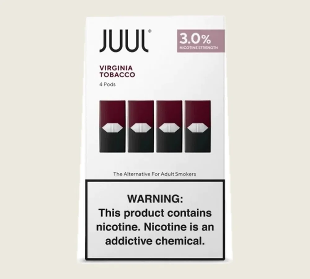 JUUL Pods 3% 4-Pack | Display of 8 (MSRP $15.99 ea)