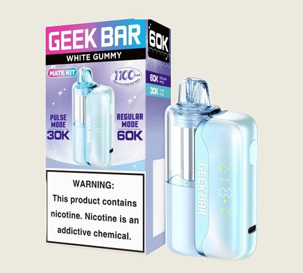 GEEK BAR 5% DISPOSABLE MATE KIT (80ML) 60K PUFFS 5CT/ BOX