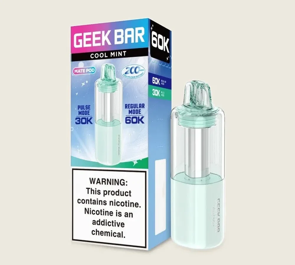GEEK BAR 5% DISPOSABLE MATE POD (80ML) 60K PUFFS 5CT/ BOX