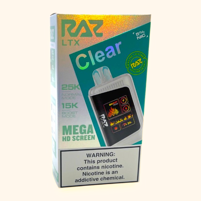 RAZ LTX 5% DISPOSABLE (80ML) 25K PUFFS 5CT/ BOX