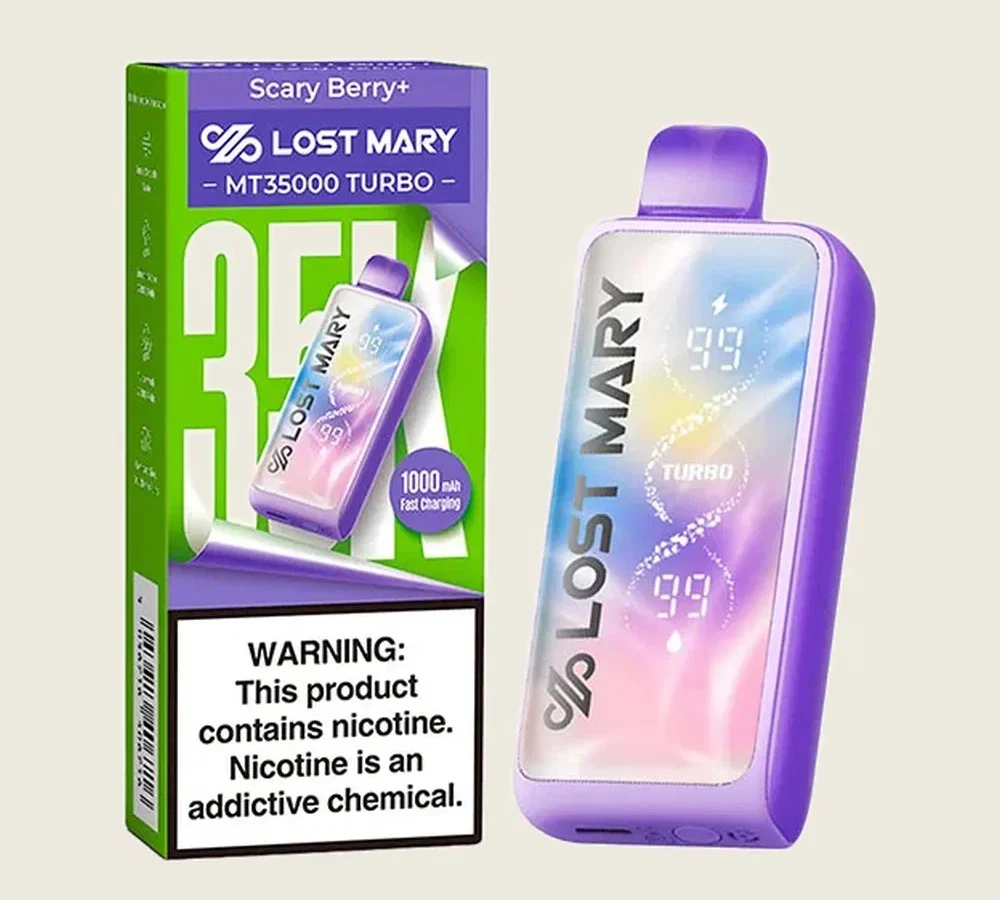 LOST MARY MT35000 TURBO 5% DISPOSABLE - SMOOTH 35K | TURBO 20K PUFFS - BOX OF 5