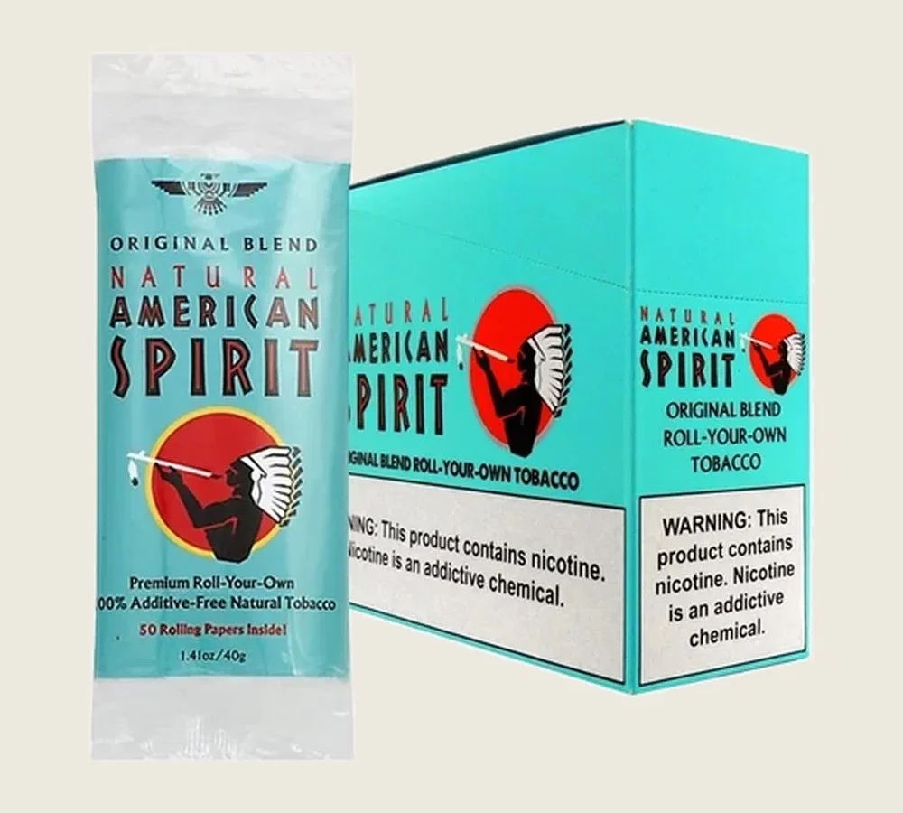 Natural American Spirit - Original Blend Rolling Tobacco Pouches (1.41oz) - Box of 6