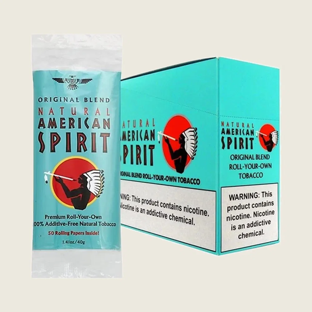 Natural American Spirit - Original Blend Rolling Tobacco Pouches (1.41oz) - Box of 6