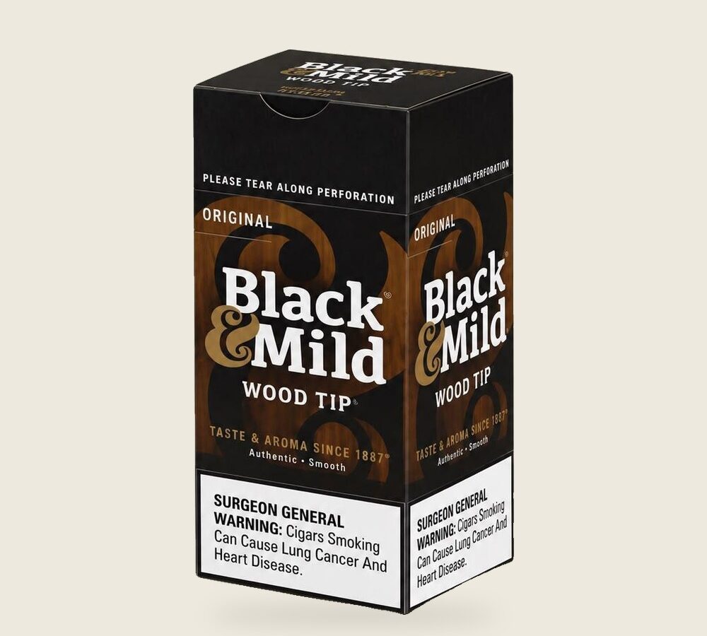 Black & Mild - Wood Tip Cigars (1ct) - Box of 25